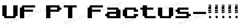 UF PT Factus字体转换